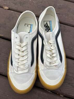 Vans Style 36 Decon SF Salt Wash Cream Gum Sneakers